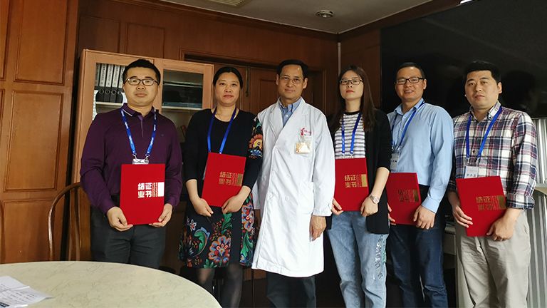 上海瑞柯恩激光技术有限公司和上海市一携手举办,上海市第一人民医院泌尿外科科主任培训班结业证书