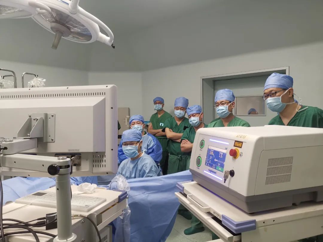 北京大学第一医院前列腺增生激光手术亚专科培训班第四期,六步法优路激光前列腺剜切术,瑞柯恩